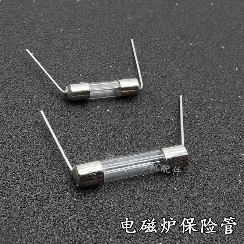 15安250V电磁炉保险丝管带引线脚大保险玻璃管 电磁炉配件