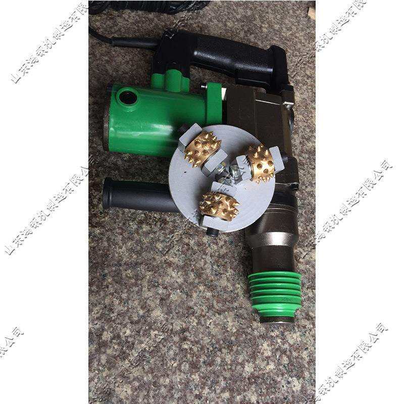 电动手持式凿毛机 冲击式荔枝面凿毛工具 混凝土地面拉毛设备