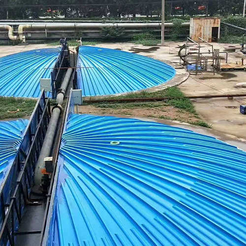 玻璃钢污水池盖板密封污水沼气池盖板密封集气罩玻璃钢拱形异形板