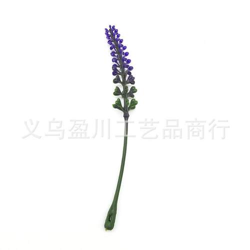 10.5cm多色麦穗草塑料仿真植物壁挂植物墙长麦穗草水草配件