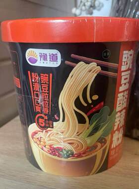 豌豆酸辣粉 豫道红薯酸辣粉145g*6桶装正宗重庆风味夜宵方便速食