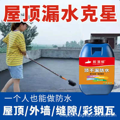水性聚氨酯防水涂料厂家室内屋顶外墙阳台补漏堵漏王防漏胶水