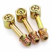 家具四合一连接件锤仔螺母螺丝偏心轮配件床四合一拼装 件