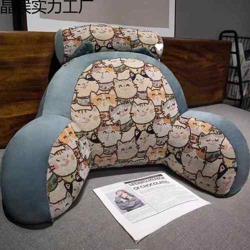 复古风软包床头靠床垫靠背发上看软书沙65210榻榻米宿舍学生包护