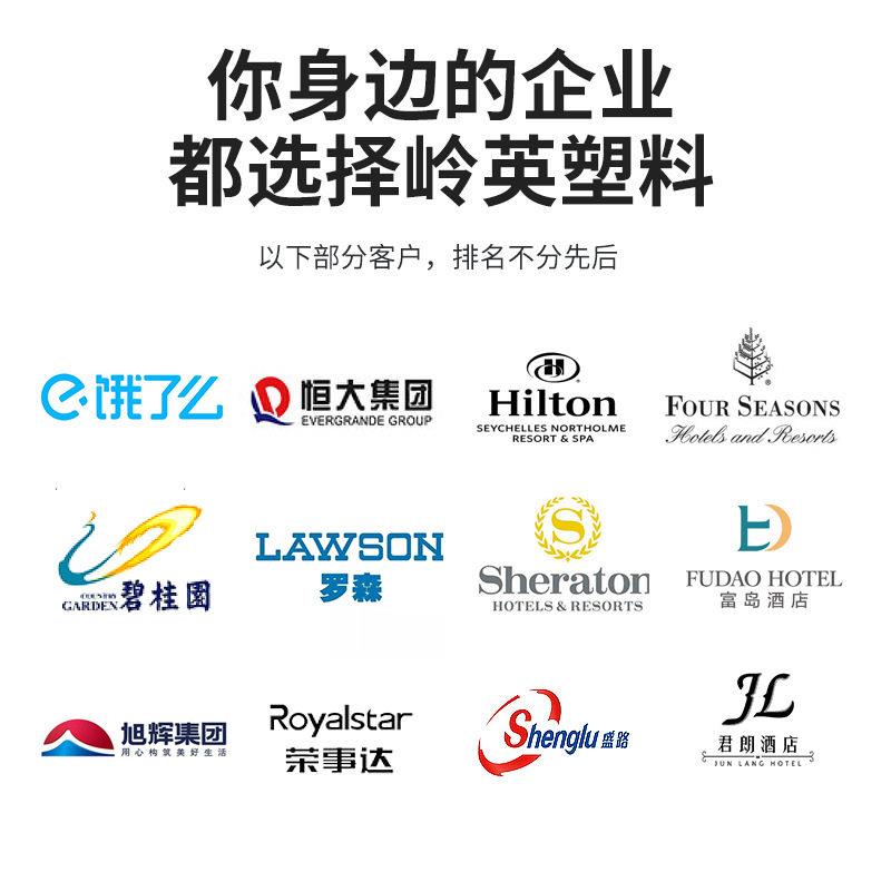 餐厅加厚塑料三层收餐车餐具收集送餐多功能酒店饭店商用手推餐车