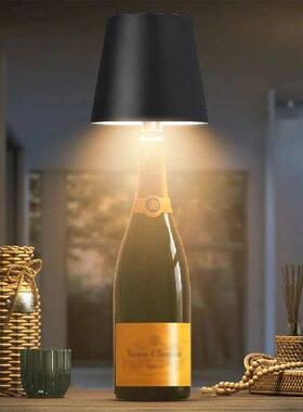 LED Table Lamp Rechargeable 2000mAh LED Wine Bottle Lamp