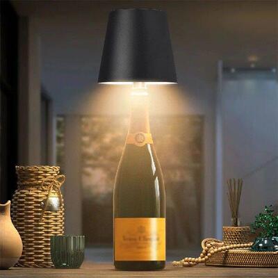 LED Table Lamp Rechargeable 2000mAh LED Wine Bottle Lamp