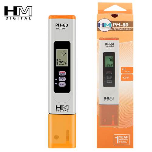 PH-80便携式多功能二合一PH/温度计水质分析仪测试水质检测笔ph计