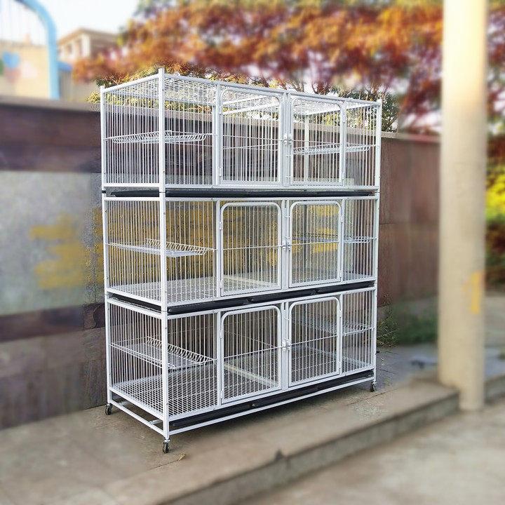猫笼猫繁殖笼三层猫笼子繁殖笼繁育笼猫舍猫笼繁殖双层家用鸽子笼