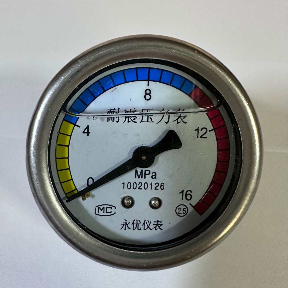 高压清洗机配件280/380/55/58压力表永优仪表洗车