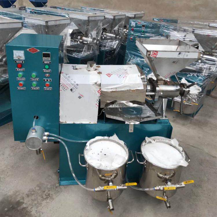 商用中小型螺旋榨油机 菜籽花生油压榨机 油坊家用两相电榨油机