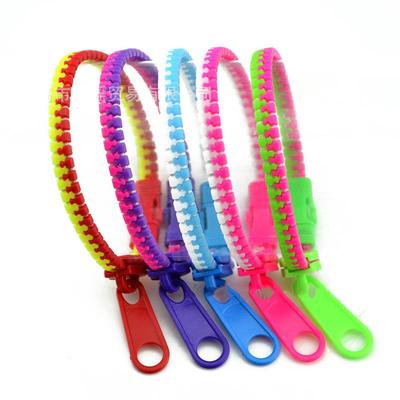 Random10PCs Creative Zipper Bracelet Toy for Kids Children