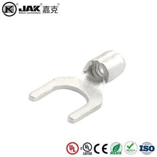 SNB2 6紫铜端子Y形叉形裸铜线鼻有认证KST 6S冷压接线端子UT2