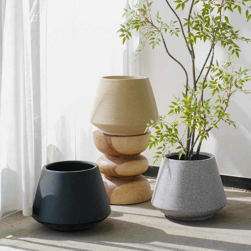 镁泥水泥花盆大口径透气落地轻奢家用室内客厅户外阳台绿植盆栽,家居饰品,仿真花/假花,淘宝优惠券,粉丝福利购,淘宝优惠卷