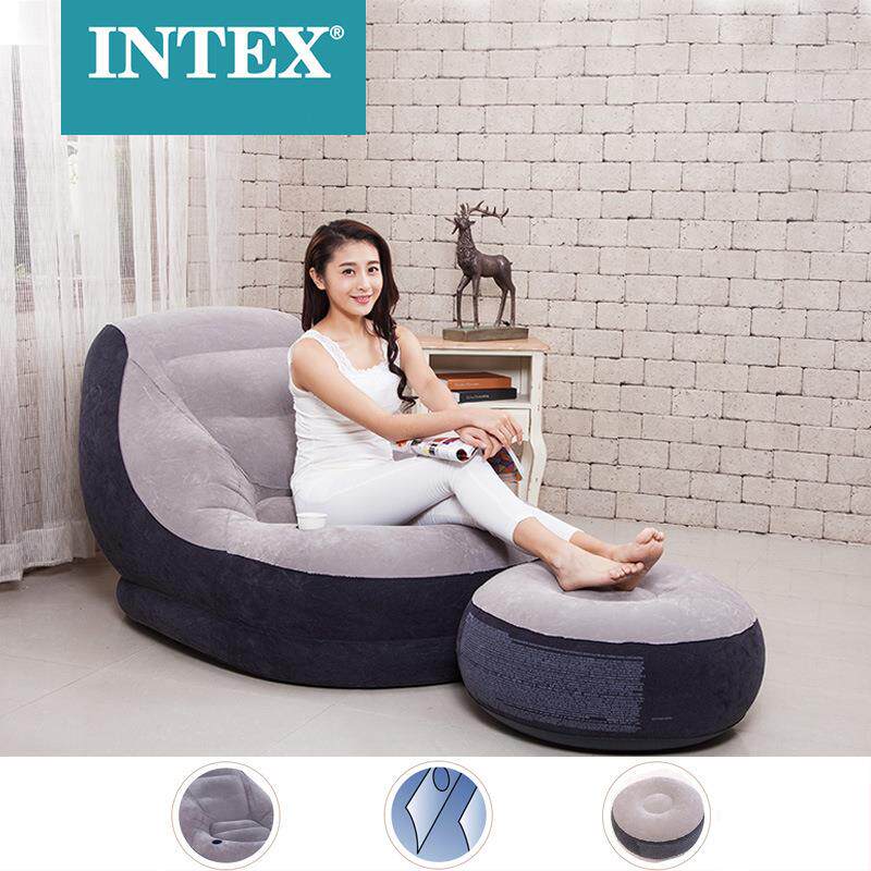 INTEX68564充气沙发懒人榻榻米沙发椅可折叠户外休闲沙发床充气床