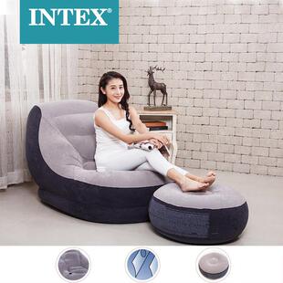 INTEX68564充气沙发懒人榻榻米沙发椅可折叠户外休闲沙发床充气床