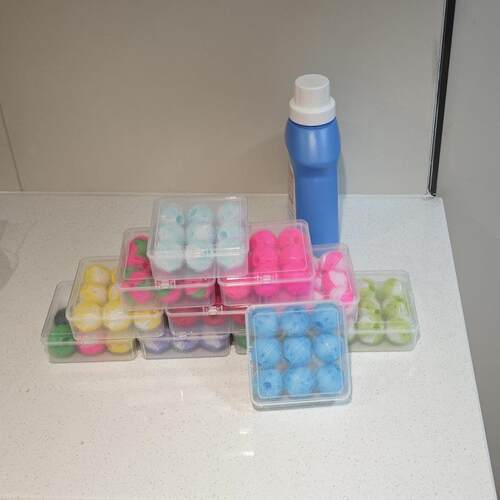 Set of 9 Nylon Magic Sticky Lint Remover Balls for Fully Aut