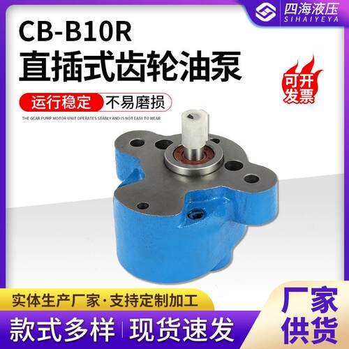 CB-B10R直插式齿轮油泵厂家直供带调压液压油泵