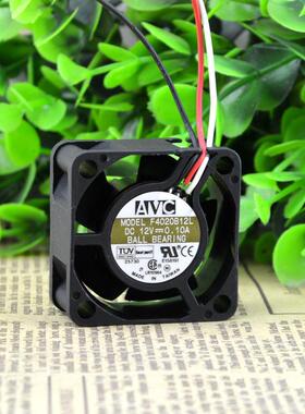 AVC F4020B12L 12V 0.10A 4CM 4020 3线 滚珠 服务器 风扇