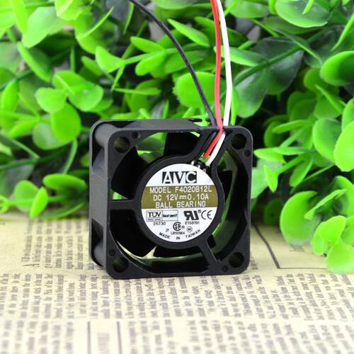 AVC F4020B12L 12V 0.10A 4CM 4020 3线 滚珠 服务器 风扇