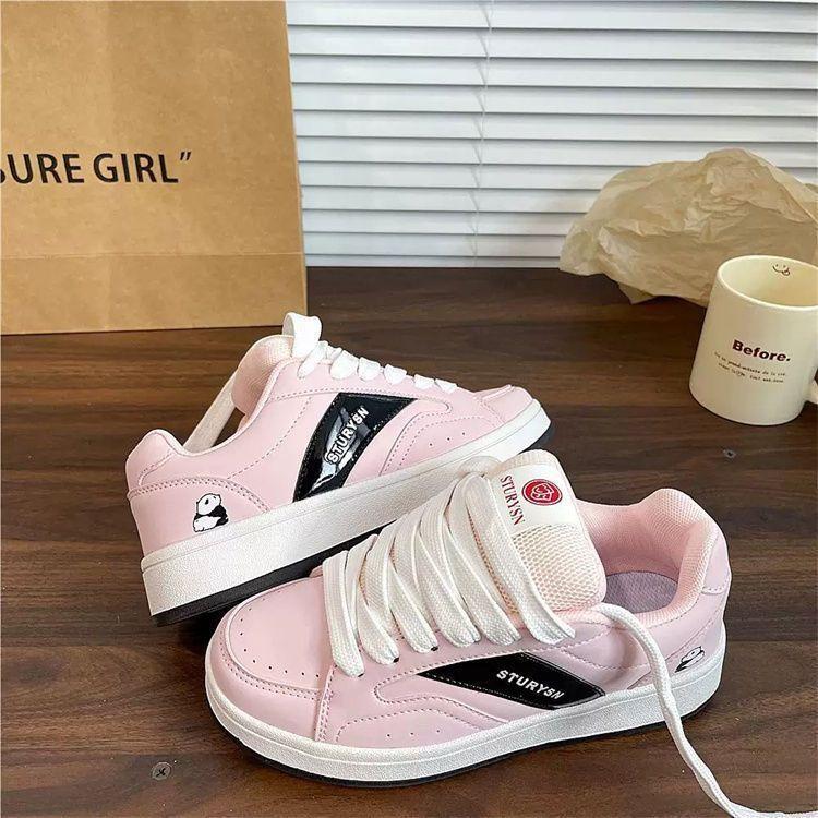 高颜韩版小白小众运动板鞋老爹鞋