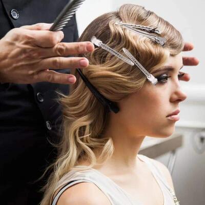 Metal Duckbill Clip Curly Hairpin Barrettes Hairstyle Hair S