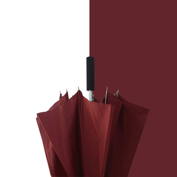 半自动大拉簧大号高尔夫伞批发铝合金伞骨超强抗风商务伞可印广告