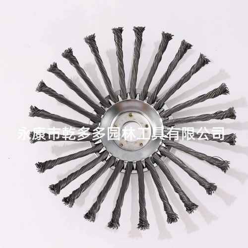 汽油割草机用6寸8寸10寸钢丝打草头扭丝钢丝轮园林工具配件除草轮