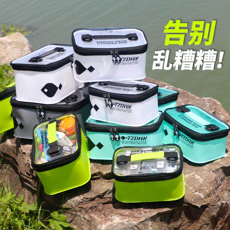 渔具收纳包钓鱼新款鱼包多功能防水小型手提包路亚小配件鱼具盒