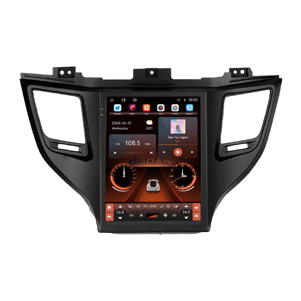 适用16-18领动高配安卓大屏导航仪百变套框车载音响改装面板 多