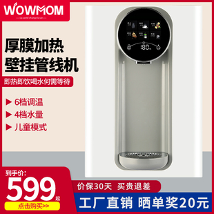 净水器伴侣智能语音3秒速热石英玻璃即热饮水机 管线机家用壁挂式