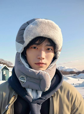滑雪帽雷锋帽飞行员帽子男士帽子