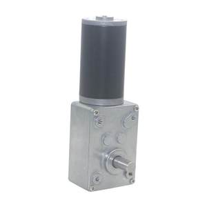 31ZY永磁直流涡轮蜗杆减速电机12v24V窗帘机广告牌电机5840牙箱