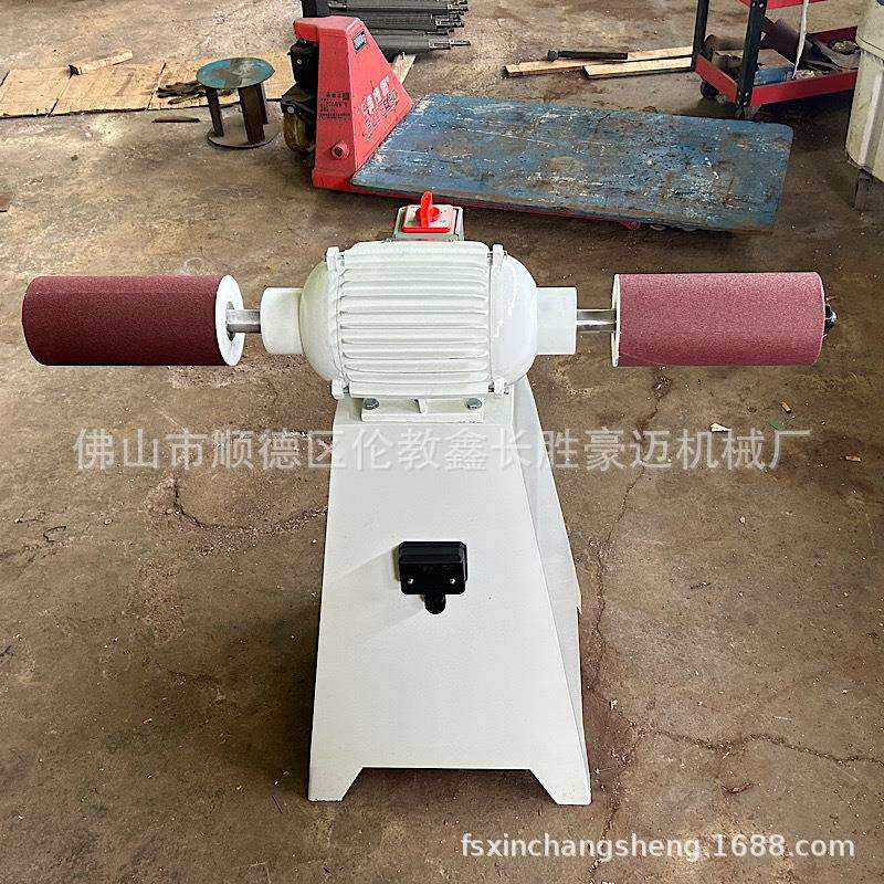 MM2115卧式双头海绵轮磨光机曲面打磨机多功能抛光机