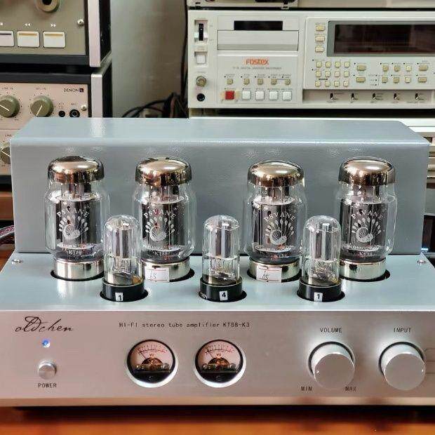 老陈胆机kt88-k3大功率推挽胆机手工搭棚发烧电子管HiFi功放