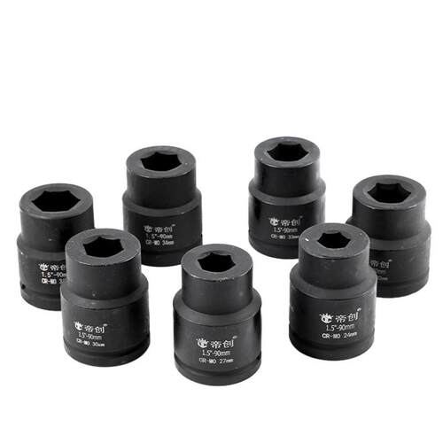品牌1-1/2风炮套筒1.5寸风炮套筒头子汽修机修手动工具