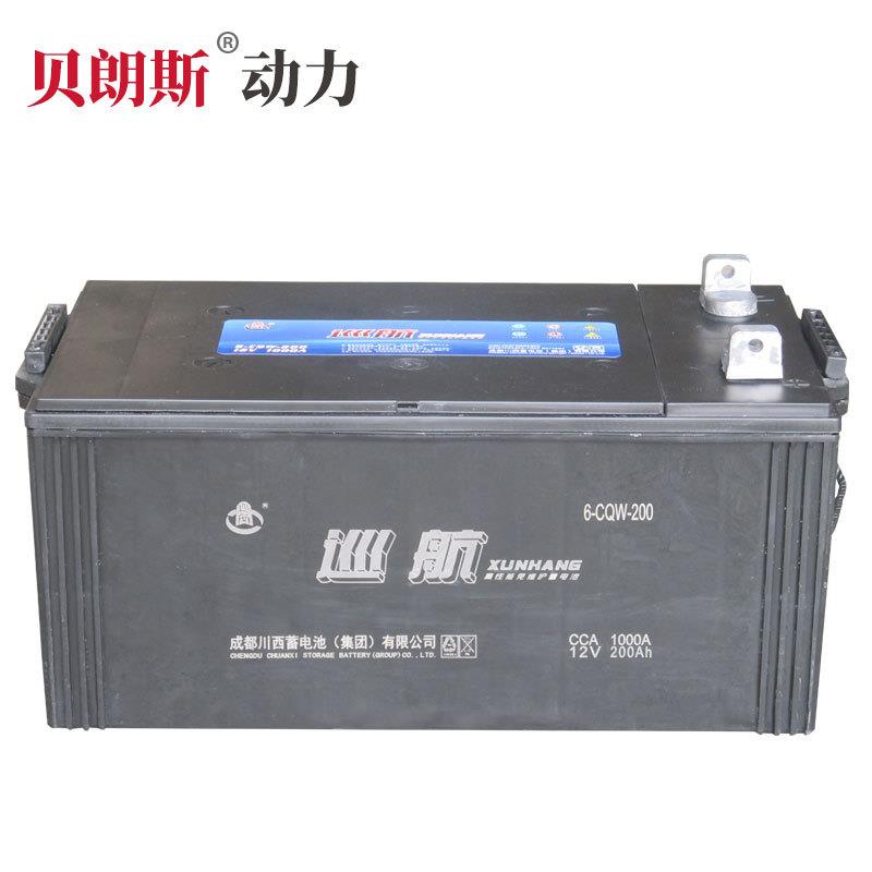 船用太阳能电瓶6-CQW-200 12V200Ah 船舶照明蓄电池 广东电池厂家