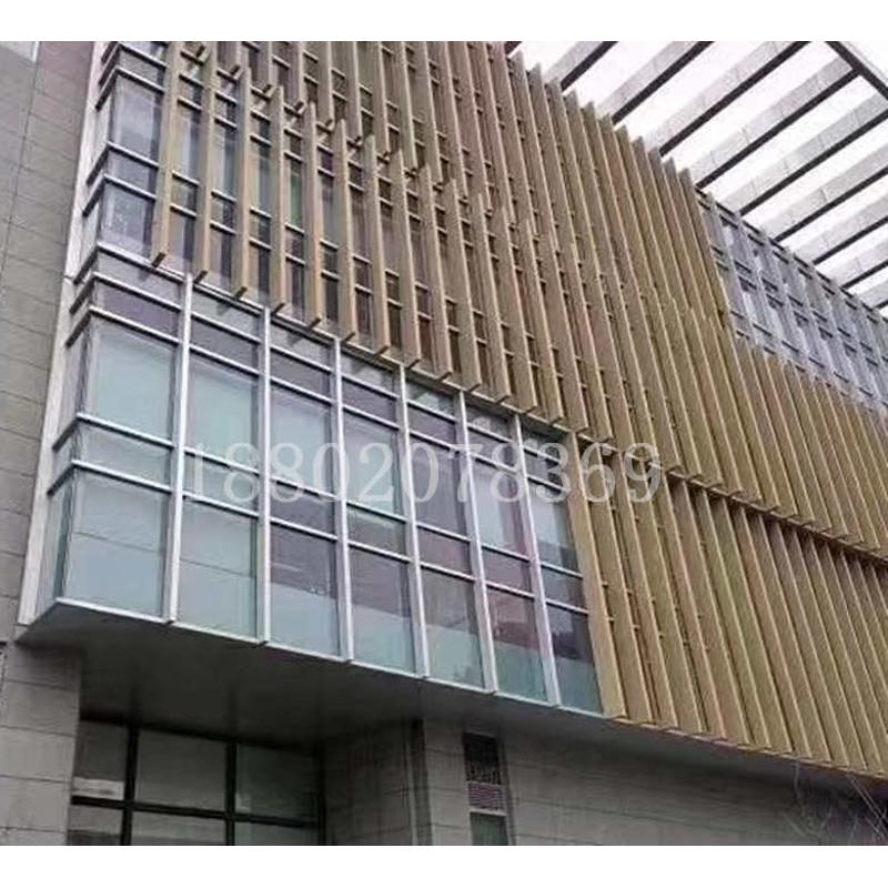 30*100*1.0白色凹铝方通外墙装饰吊顶天花 铝合金方管 铝条 定做
