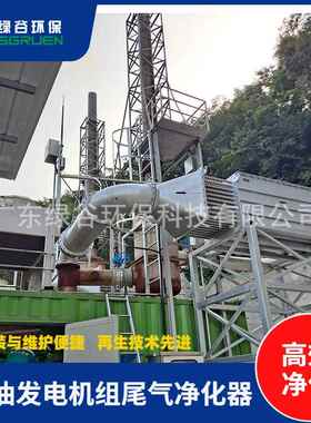 发电机黑烟净化器干式尾气过滤吸附装置DPF颗粒捕集器
