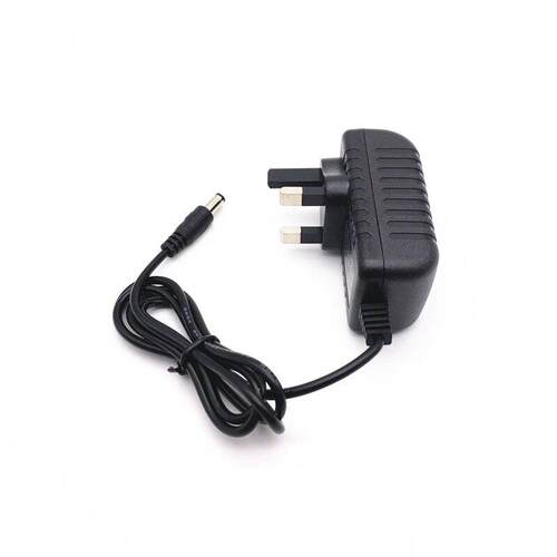 12伏英规变压器12V2A直流电源适配器5V6V9V1A2A英标式DC加长2米线