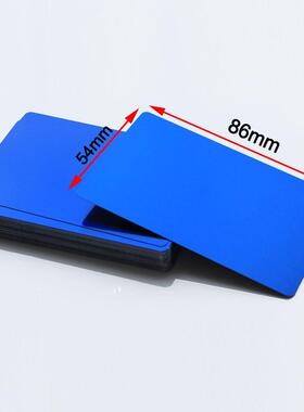 50Pcs Metal Business Cards aluminum alloy Blanks Card for Cu