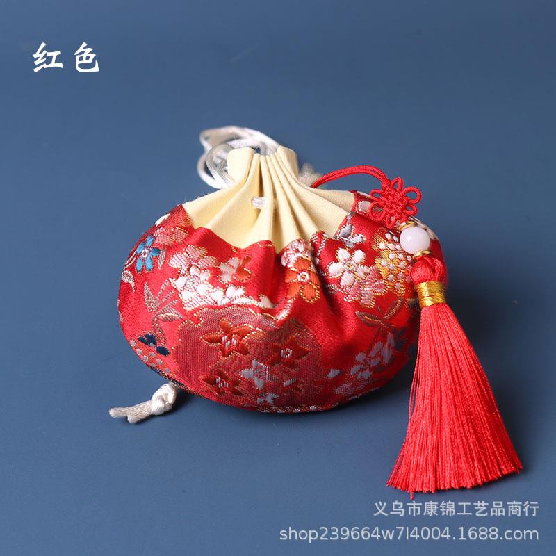 端午荷包中国风香包古风宫廷汉服香囊包随身香袋空袋子流苏金丝包