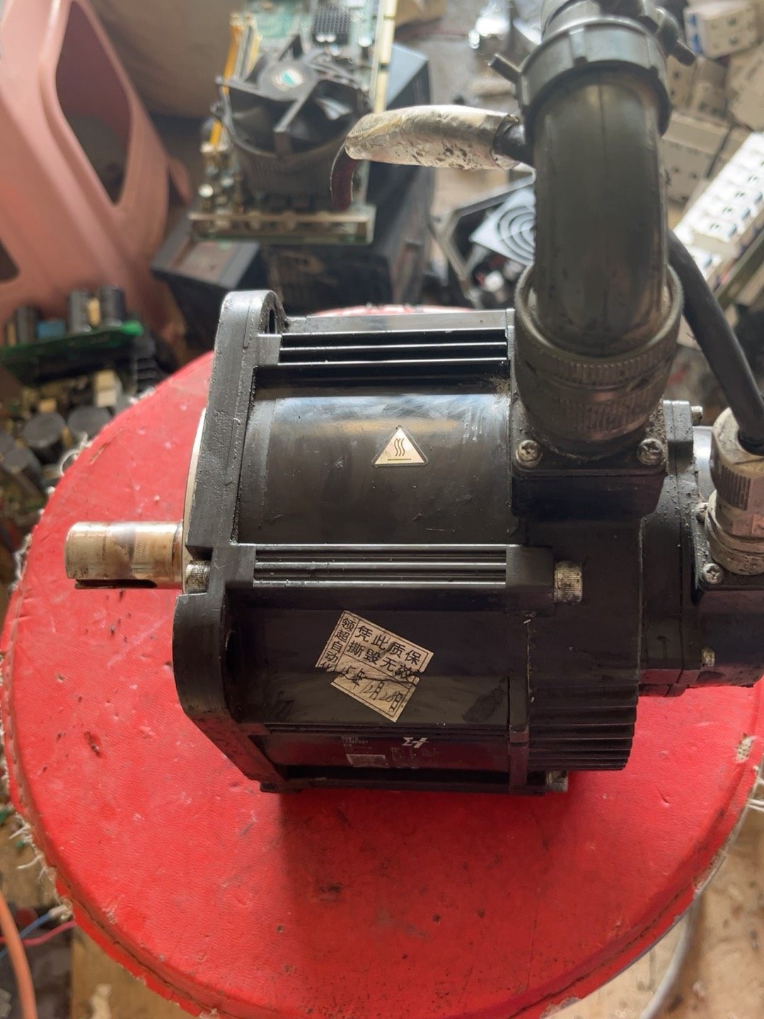 拆机安川7系伺服电机SGM7G-13AFC61，1.3KW功