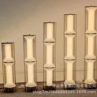 捷156克米设兰展新款计师沙发玻落地灯客厅卧室床头灯长璃餐厅台