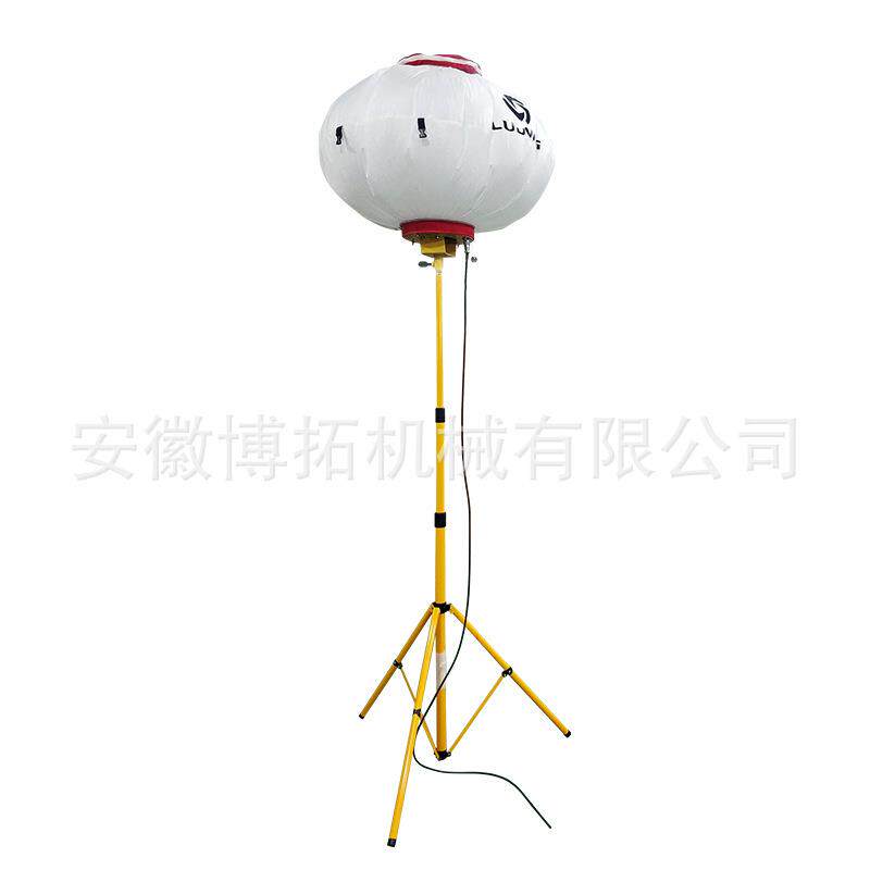 路德维希手动杆三角架简易款可肩扛移动照明灯LED灯工作灯应急灯