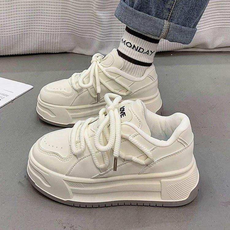 厚底小白百搭休闲运动增高老爹鞋