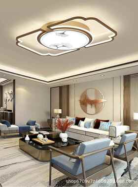 色新中式吸顶灯客厅现灯餐厅灯灯中国风简约代卧室80907灯咖中式