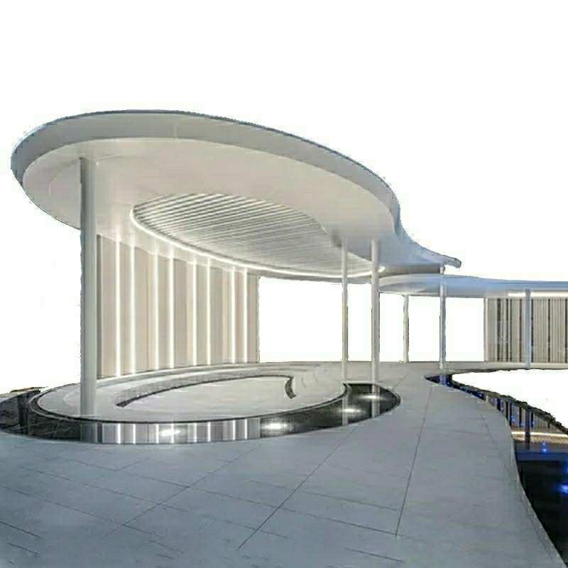 景观园林发光廊公园钢结构架不锈钢广场金属雕塑摆件小区地产大型