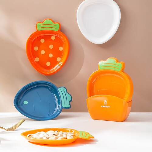 Cute bone-shaped dish for fruits, snack plate for pickles, p