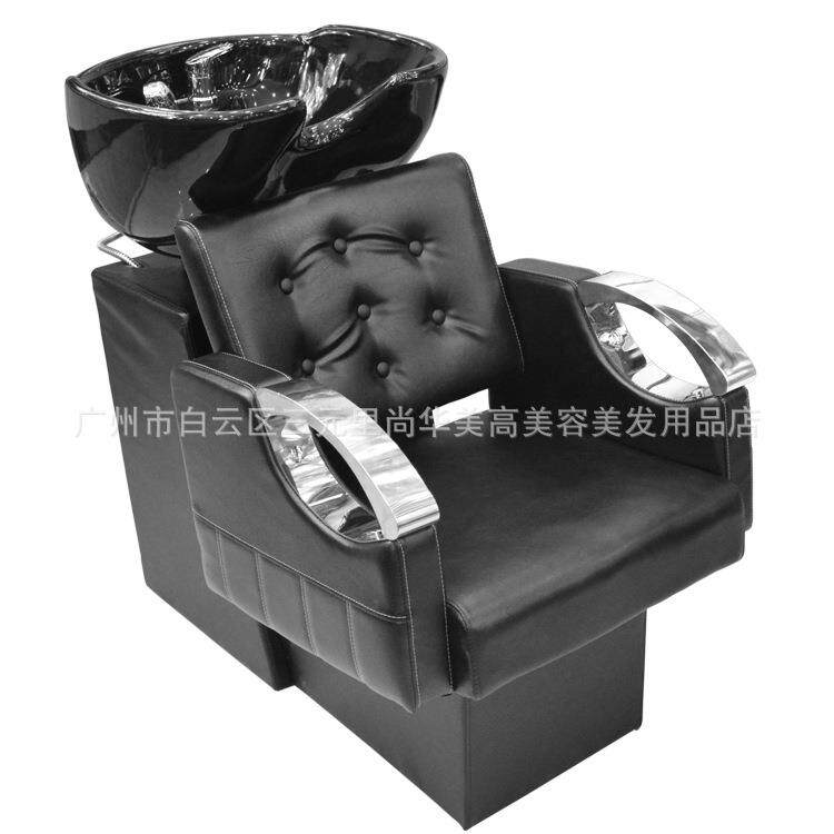 厂家出口发廊欧美洗头床坐式洗头床坐式洗头床陶瓷盆泰式床